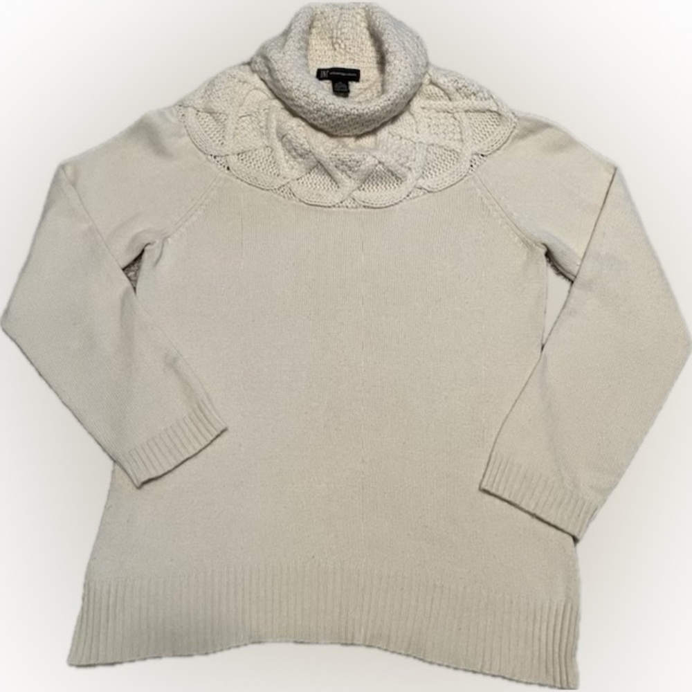 INC International Concepts women’s silk & angora turtleneck sweater